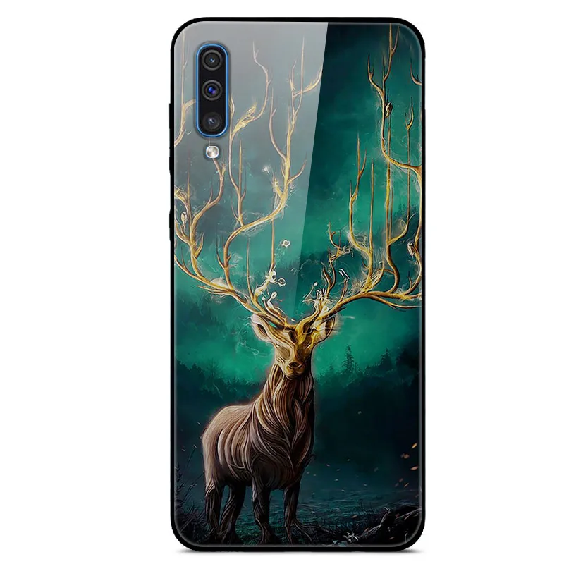 as photo 41 6," Funda для samsung Galaxy A50 чехол стекло твердая задняя крышка чехол для телефона для samsung Galaxy A50 чехол TPU рамка A 50 Coque - Цвет: as photo 41