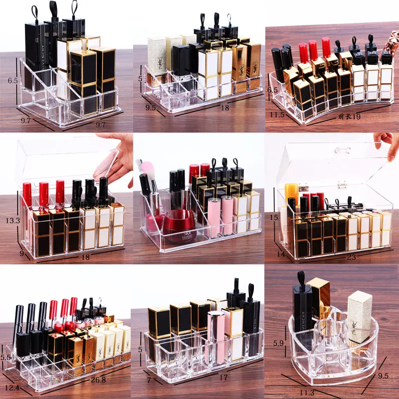 Прозрачная рамка для губной помады с защитой от пыли