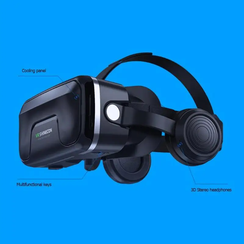 Новые очки Google Cardboard VR shinecon Pro версия VR Виртуальная реальность 3D очки 360 градусов панорамная игра шлем мини VR очки