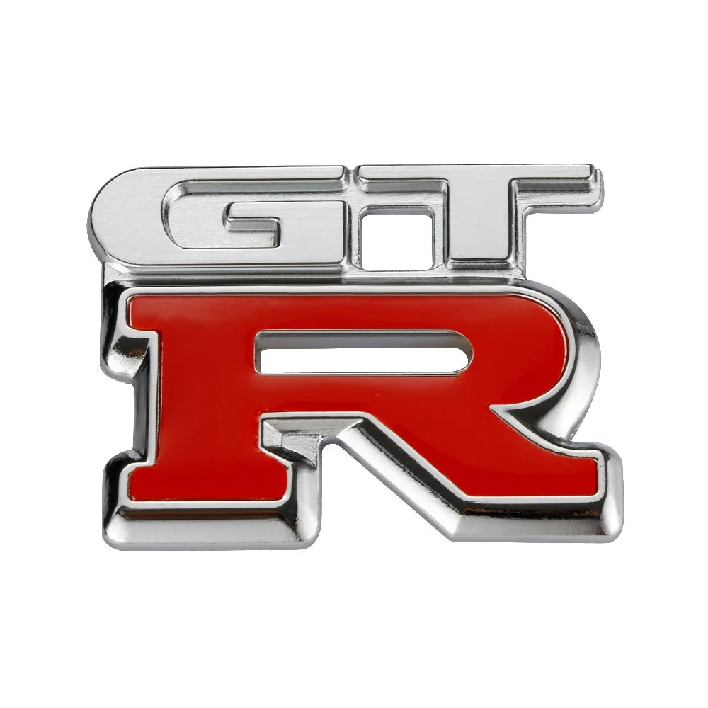 GTR металлическая хромированная 3D Автомобильная эмблема значок GTR Автомобильная наклейка GTR металлическая наклейка автомобильный Стайлинг Insignia Gtr автомобильные аксессуары