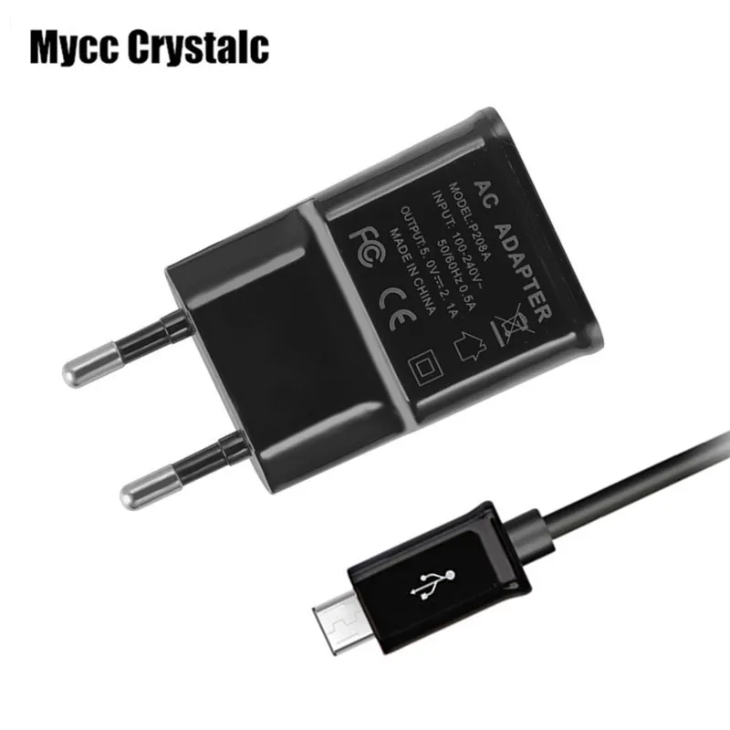 Сетевое зарядное устройство с европейской вилкой и кабелем Micro USB 2 1 а для LG Optimus G2