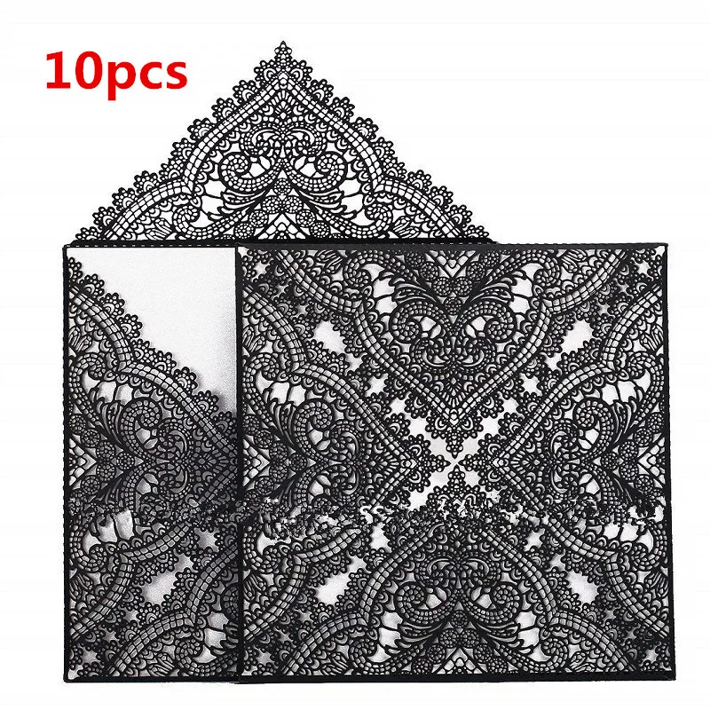 10 шт. оптовая продажа свадебных сувениров и подарков пригласительные открытки