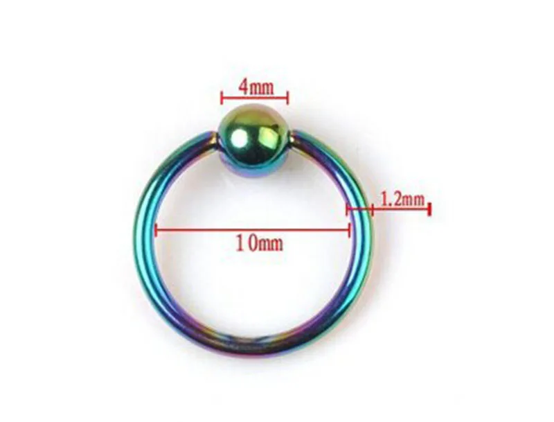 

JINSE BDJ039 Fashion Body Jewelry Lip Ear Nose Eyebrow Piercing Hoop Nose Rings Cartilage Studs Surgical Stainless Steel