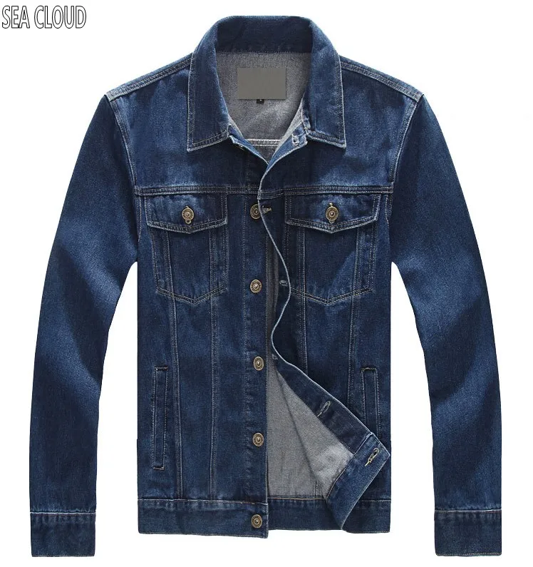 

82 spring men's plus size clothing male loose denim jacket xxxxxl 7xl 8xl Turn-down Collar Single Breasted coat