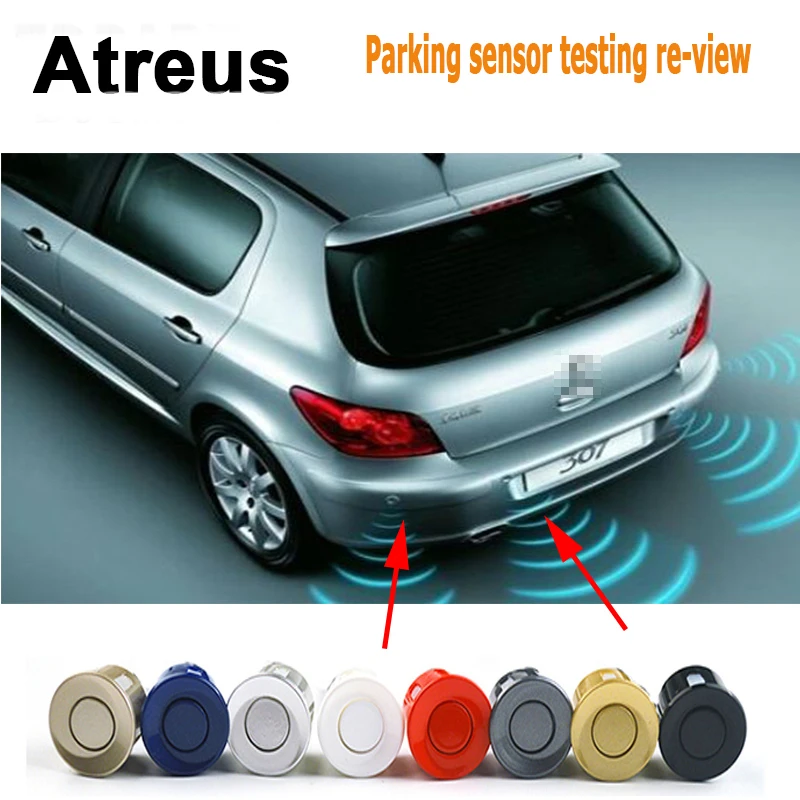 Датчик парковки автомобиля Atreus 4 шт. трекер с зондом заднего хода для Mercedes benz W204 W203