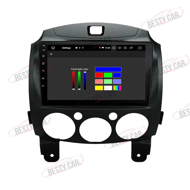 9 &quotAndroid 0 автомобильный мультимедийный плеер стерео радио для Mazda 2 2007 ~ 2014 gps