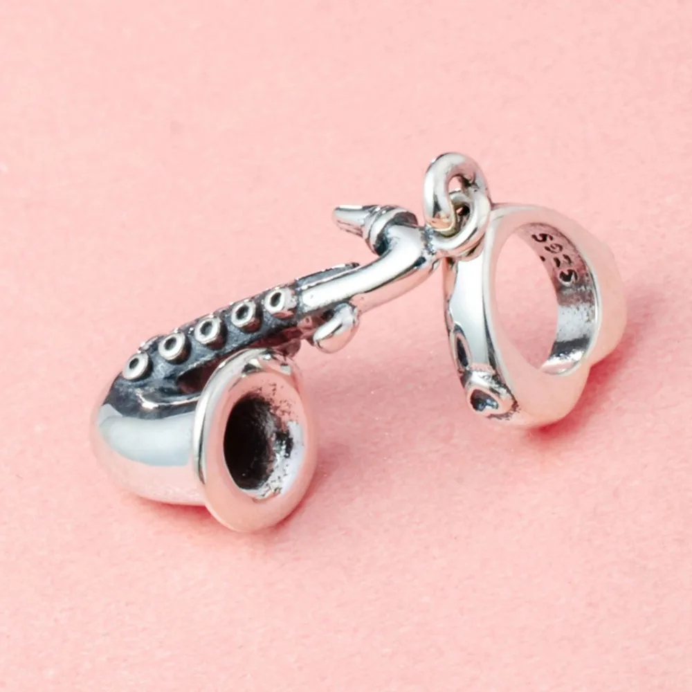 Бусины Soulbead подвески серебряные подходят для браслета Pandora любителей музыки