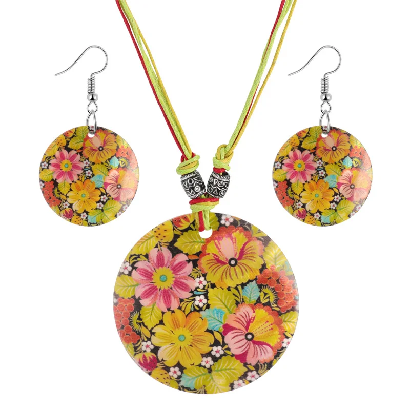 Комплект из колье и серёг с подвеской цепочвечерние|Ювелирные наборы| |