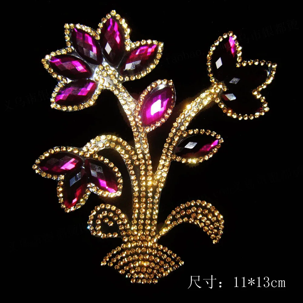 2 шт./лот железные кристаллы со стразами термоклейкие Переводные мотивы горячей