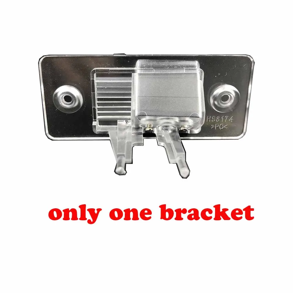 only one bracket AUTONET резервная камера заднего вида для Volkswagen VW polo седан 2006 2007 2008 2009 2010 2011 Ночное видение/номерной знак камера - Название цвета: only one bracket