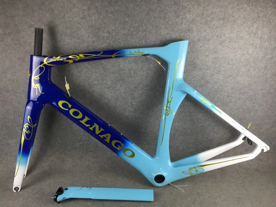 Colnago концепция CHDB углеродная дорога полный велосипед синий с R7000 R8010 Groupset colnago руль