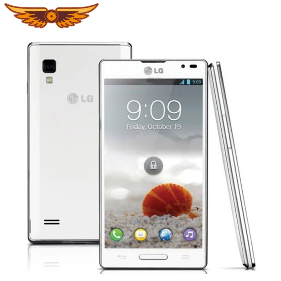 Оригинальный разблокированный LG Optimus L9 P760 Dual Core 5MP gps Wi Fi LTE 4 ГБ Встроенная память