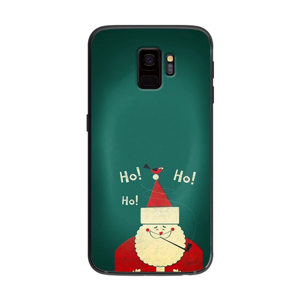 Мягкий чехол для телефона с рождественскими огнями samsung Galaxy S6 S7 S8 S9 S10e Plus Note 8 9