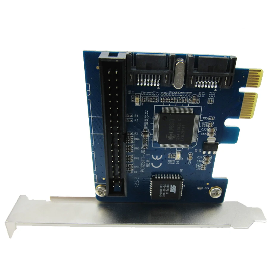 Desktop PCI-E to SATA 7pin expansion card/ PCI express 2x + IDE hard disk controller adapter | Компьютеры и офис