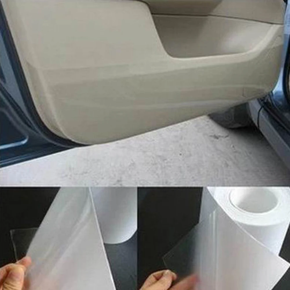 

10CM*3M Rhino Skin Leather Car Sticker Transparent PVC Car Body Handle Bumper Hood Paint Clear Protective Film Auto Car Sticker