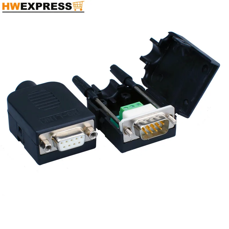 2 Ряд 9 Игольчатый последовательный порт головки DB9 Избегайте сварки штепсельной