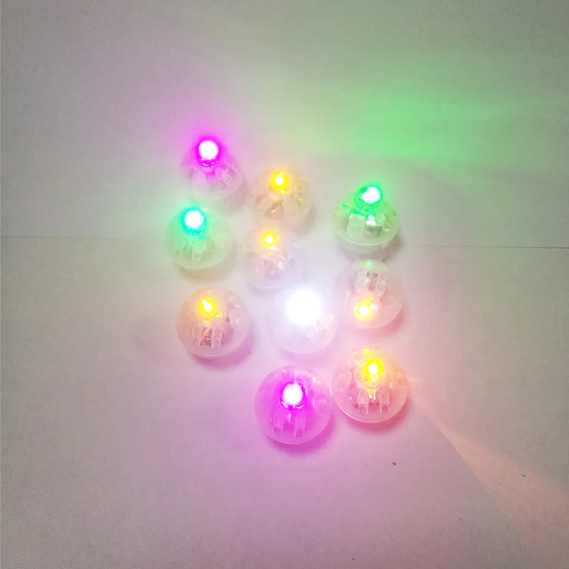 10pcs random color 10 шт./лот мини светодиодный светильник мигающий шар стакан светодиодный светильник s игрушки вспышки лампы игрушки для детей Рождественская вечеринка - Цвет: 10pcs random color