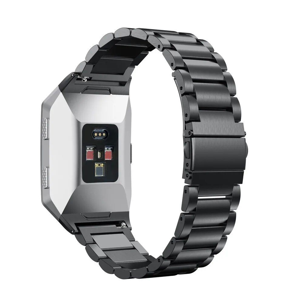 Сменный ремешок из нержавеющей стали для Fitbit Ionic деловые Смарт часы с