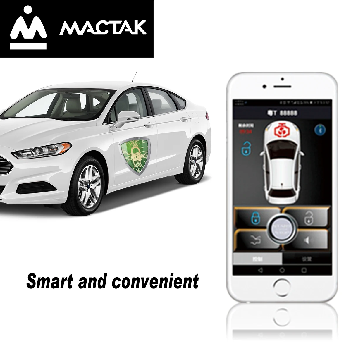 Универсальный PKE Smart Key смартфон с дистанционным управлением Автомобильная