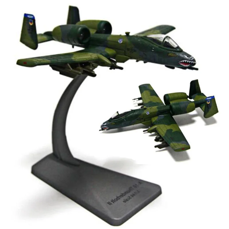 

1/144 scale U.S. American Navy Army A10 Attack aircraft fighter airplane models adult children toys for display show collections