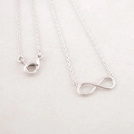 8 Бесконечность сила символ кулон ожерелье для женщин крошечная Мода Рождество