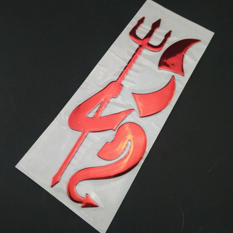Забавные 3D наклейки для автомобиля ангел демон Маленький Дьявол автомобильный