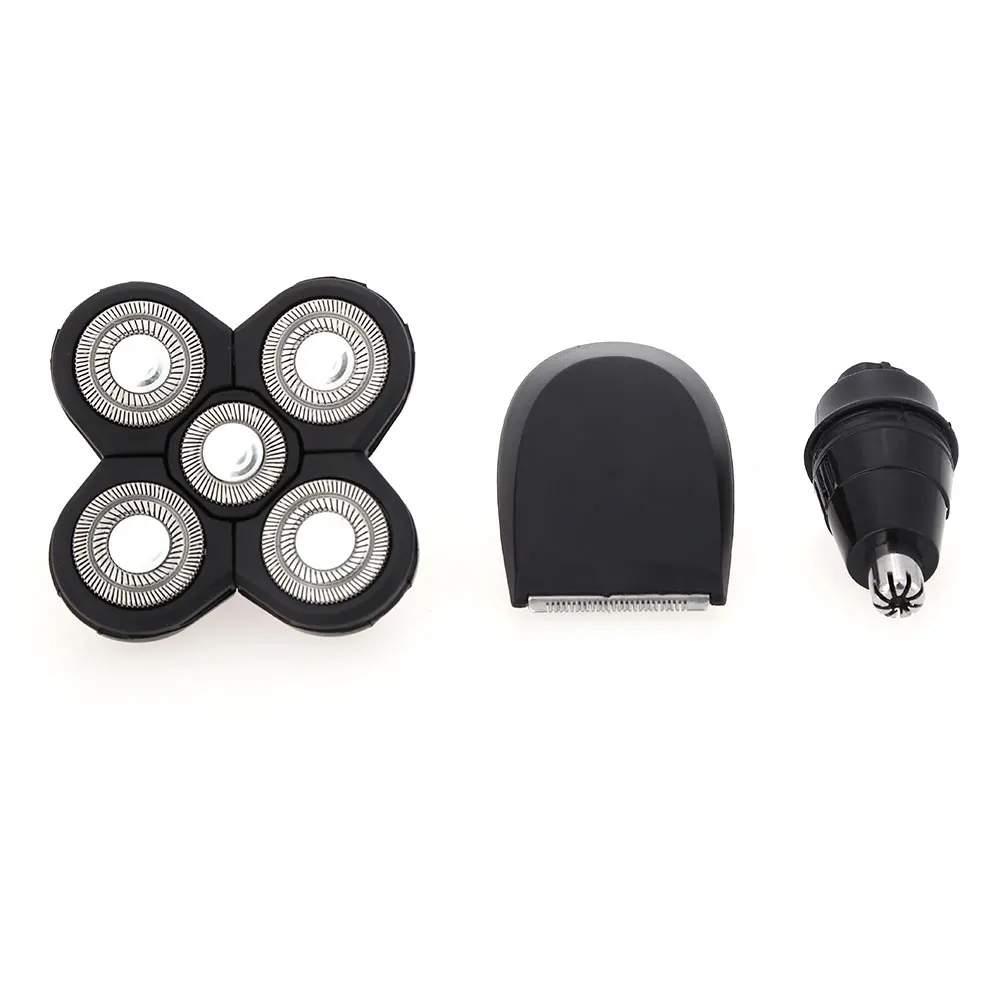 Kemei электробритвы 5D плавающие головки моющийся борода тела Применение с носа