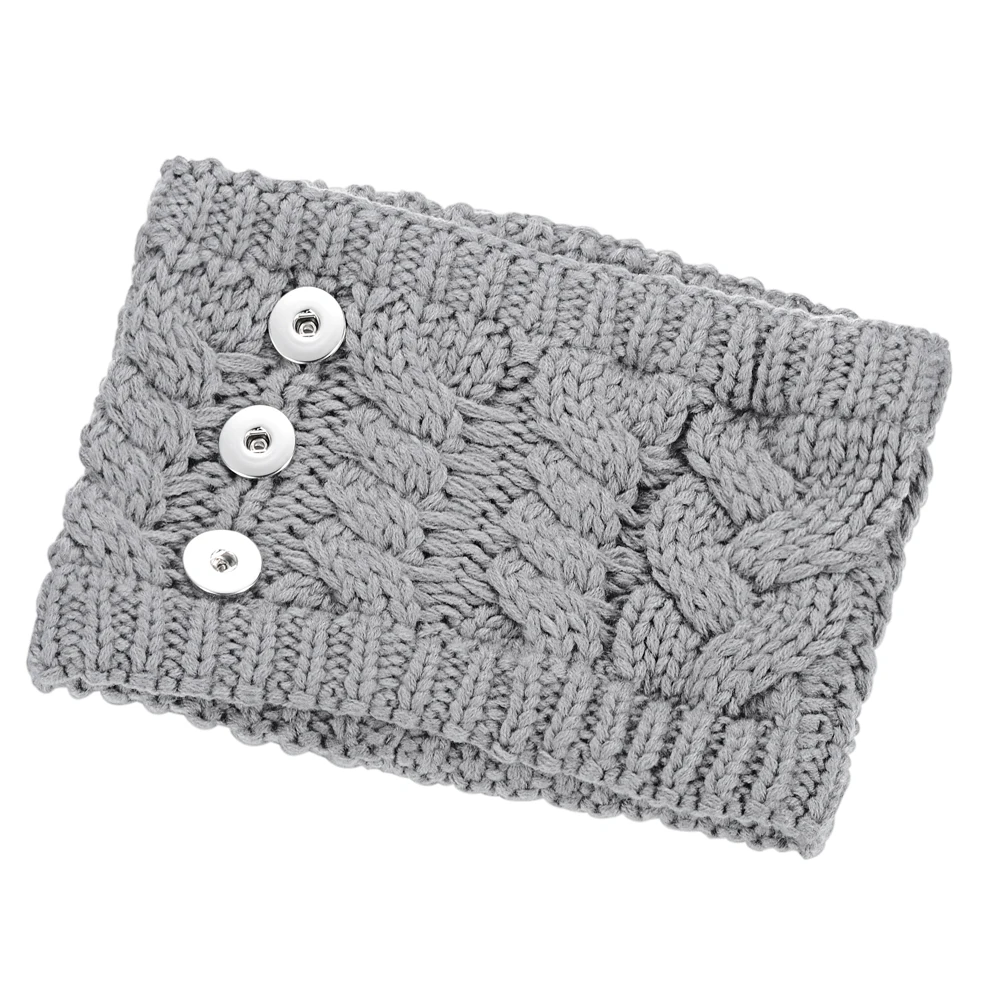 4 Colors Snap Button Neck Warm Scarf Necklace Fit 18mm Snap Button for Women Jewelry NN-760