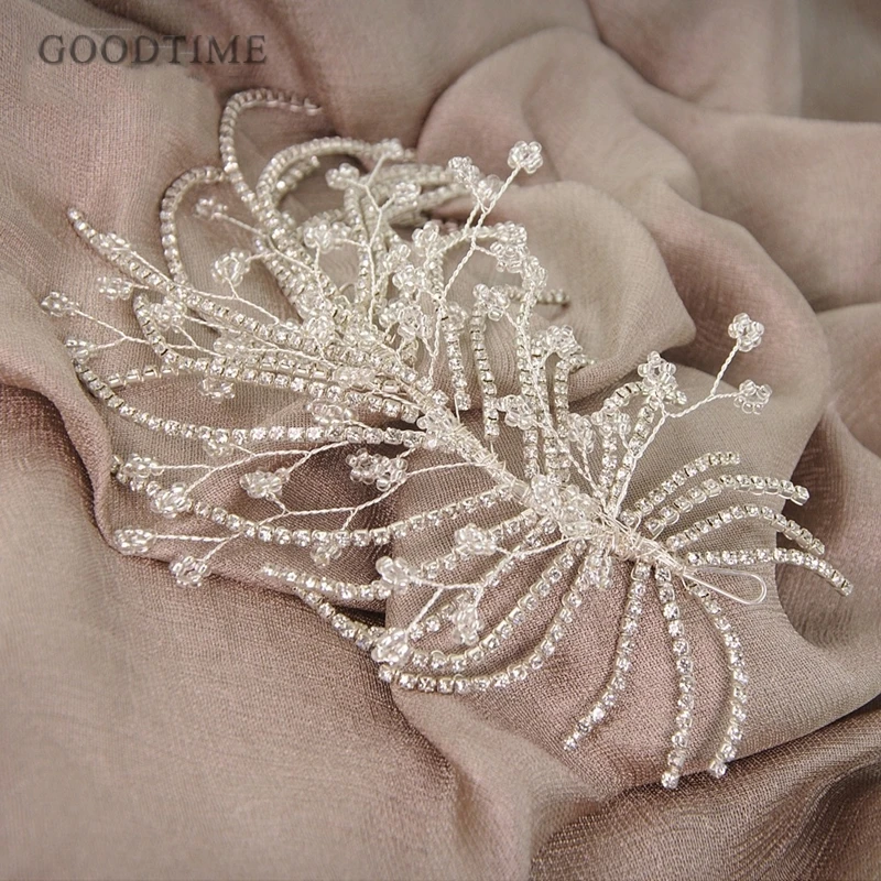 Fashion Bridal Wedding Party Rhinestone Headdress Accessories Tiara Headband Frontlet Bridesmaid Hair Jewelry For Women Girl | Украшения и