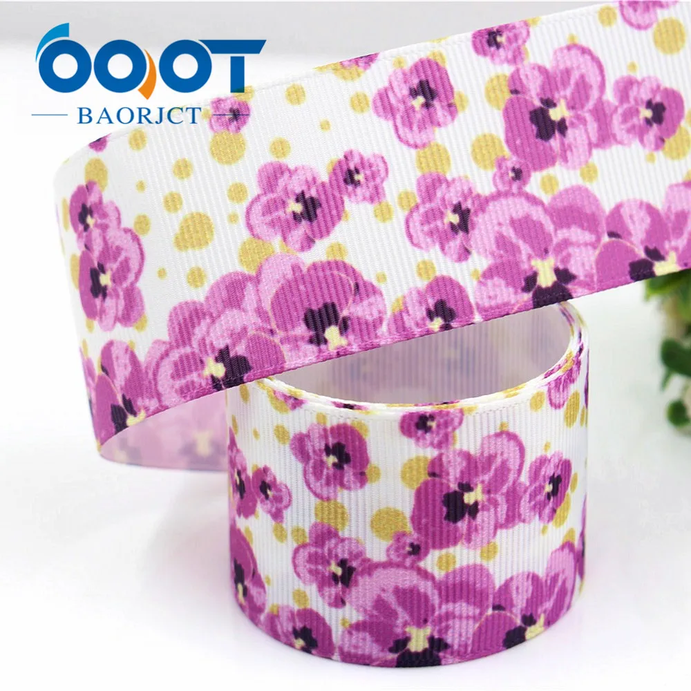 OOOT BAORJCT 183175 38 мм 10 ярдов мультфильм ленты с цветами Термальность печатным