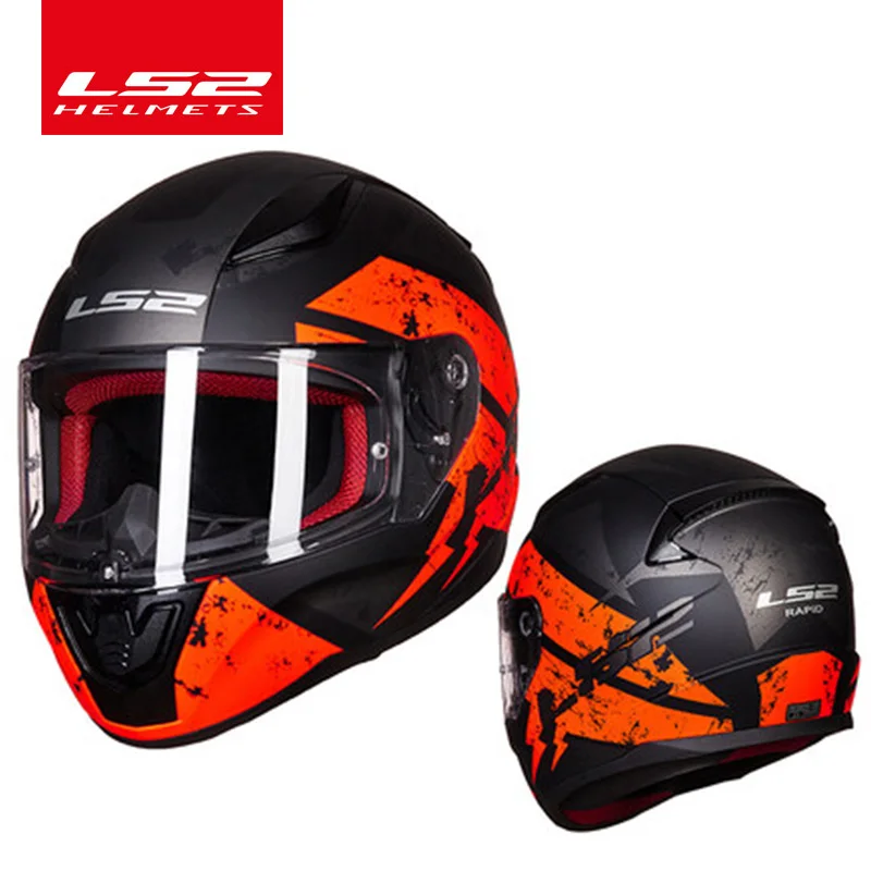 orange change LS2 FF353 alex barros полный уход за кожей лица мото rcycle шлем ABS безопасная структура шлем moto capacete LS2 Быстрый уличные гоночные шлемы ECE - Цвет: orange change