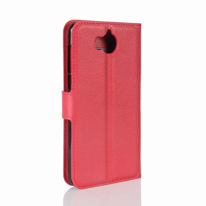 Для Huawei Y5 2017 чехол кожаный бумажник силиконовый флип для Y6 задняя крышка