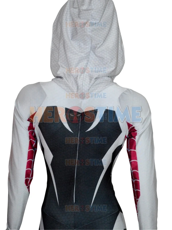 Gwen Stacy spiderman Costume Cosplay Suit spandex fullbody cosplay costume |