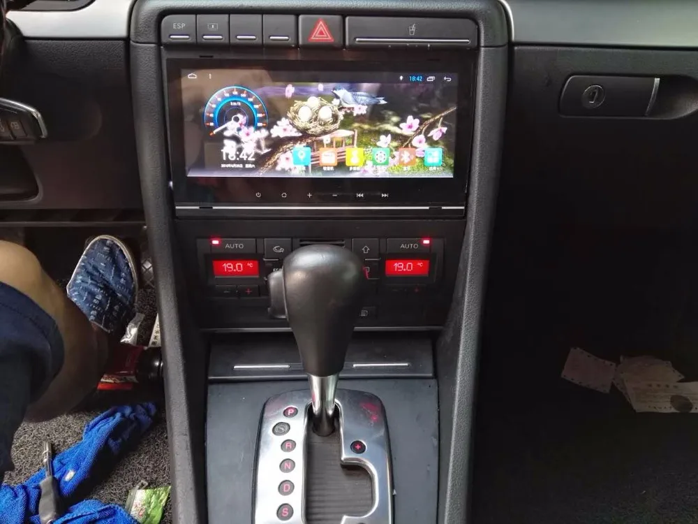 8," Android стерео аудио головное устройство Авторадио головное устройство Sat Nav для Audi A4 S4 AS4 2009 2010 2011 2012 Bluetooth