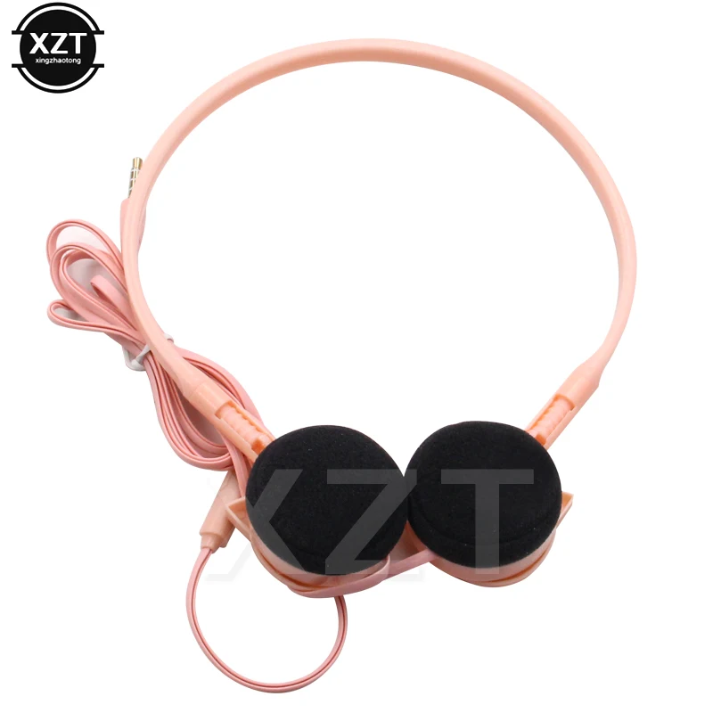 3 5 мм милые цветные музыкальные стерео розовые проводные наушники с кошкой