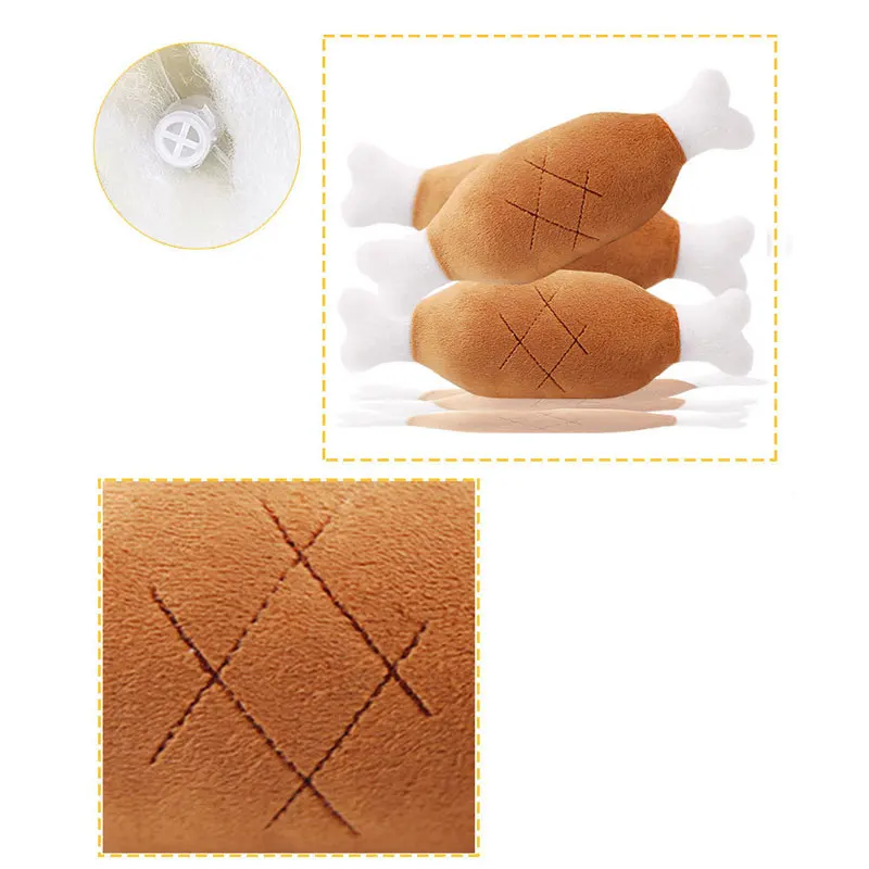 2 шт. куриные ножки мягкие игрушки интерактивные жужжащий скрипач имитационная