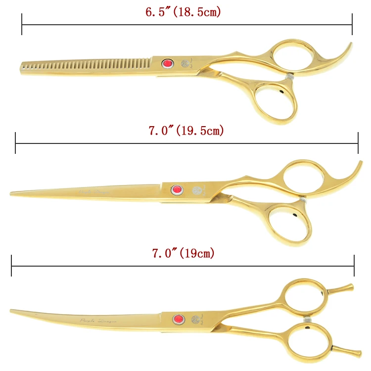 7 0 &quotпрофессиональные ножницы для домашних животных набор с расческой Япония 440c