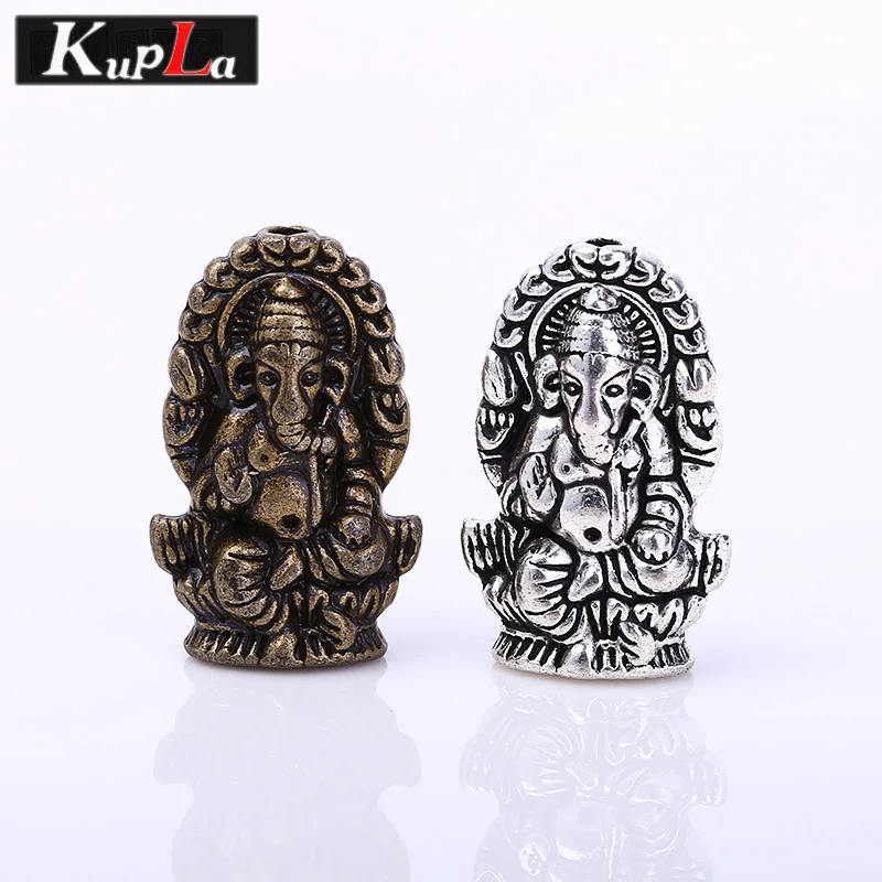 Винтажные металлические религиозные Ганеши изготовление бусин и ювелирных