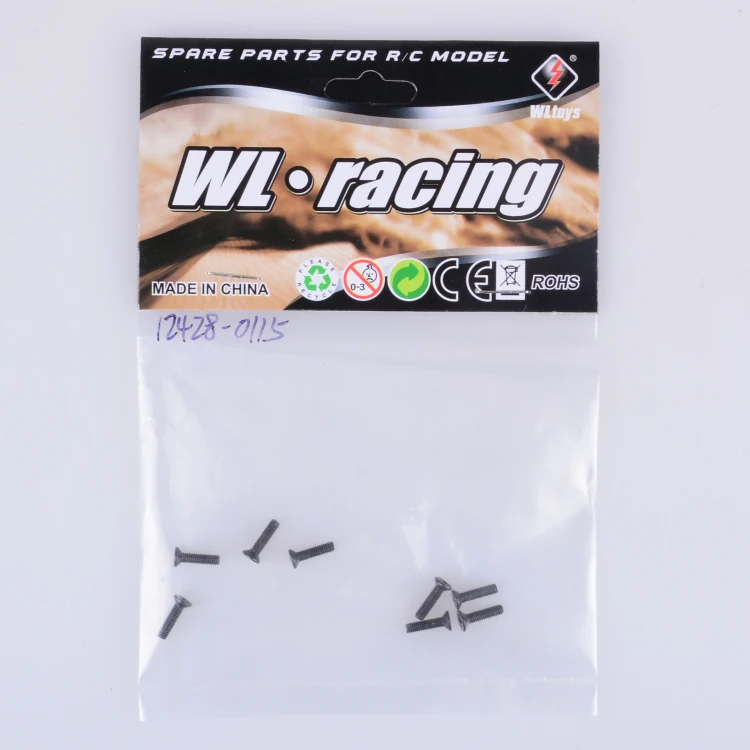 

12428 12423 12428-0115 M2.5*10 Screws WLtoys RC Racing Car Scale Spare Parts Accessories
