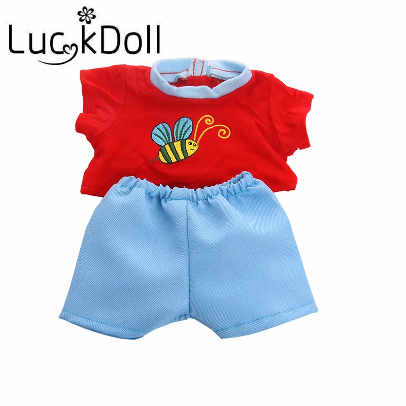 Шорты LUCKDOLL Red кроп-топ для куклы 18 дюймов или 43 см аксессуары кукол | Игрушки и