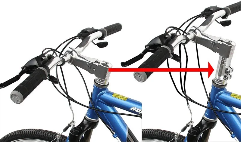 Новинка алюминиевый сплав MTB велосипедный руль вилка стержень подъем