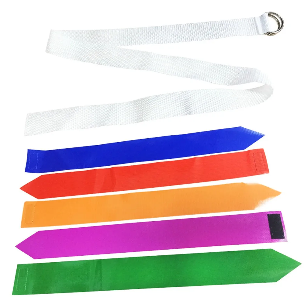 Новый флаг футбольный пояс Набор для игроков многоцветные флаги команды Логотип