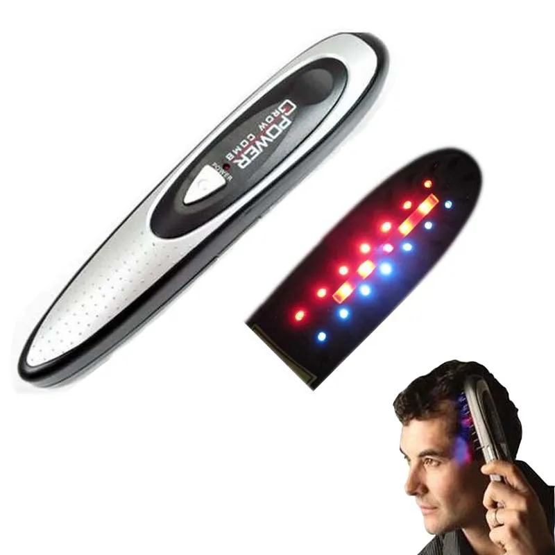 Озоновая Лазерная инфракрасная Массажная щетка для головы мощная Расческа роста