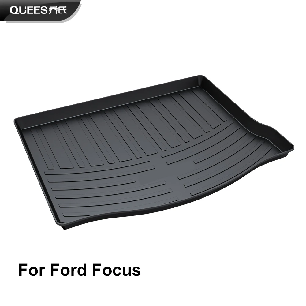 QUEES коврик для багажника Ford Focus Mk3 2012 2013 2014 2015 2016 2017 2018 (международная версия)| |
