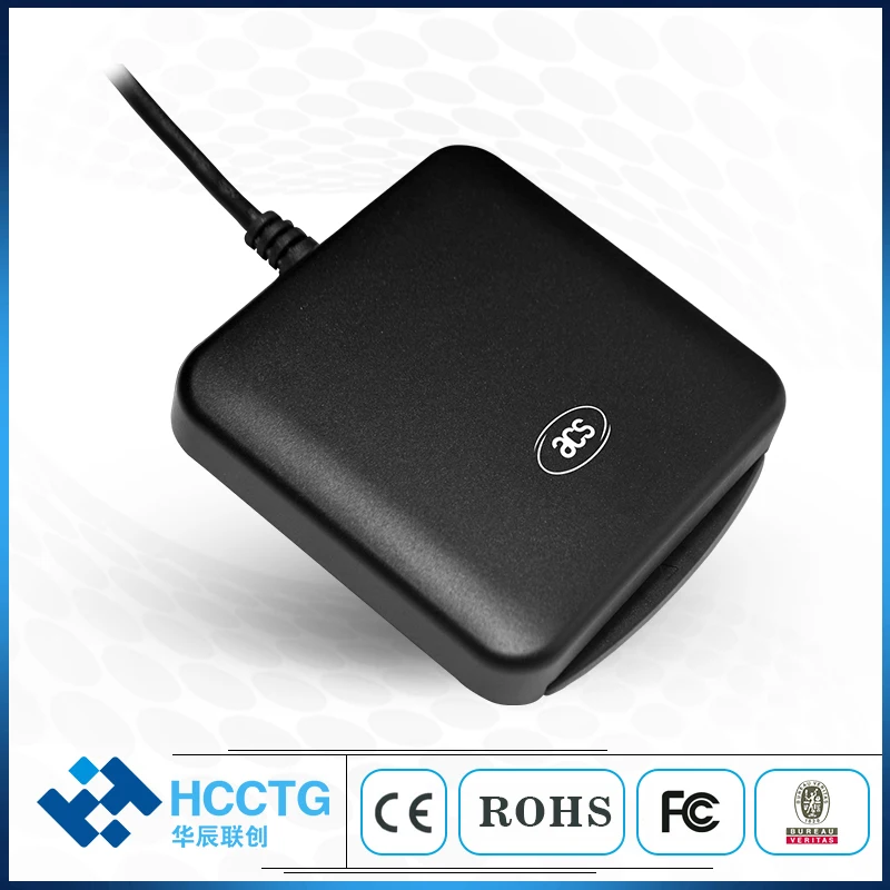 Черный ISO 7816 контактный USB мини Смарт Портативный IC EMV чип кард ридер ACR39U