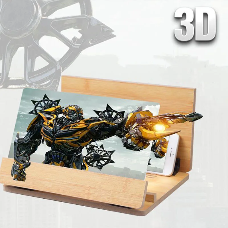 3D экран мобильного телефона увеличительное стекло HD защита от излучения глаз