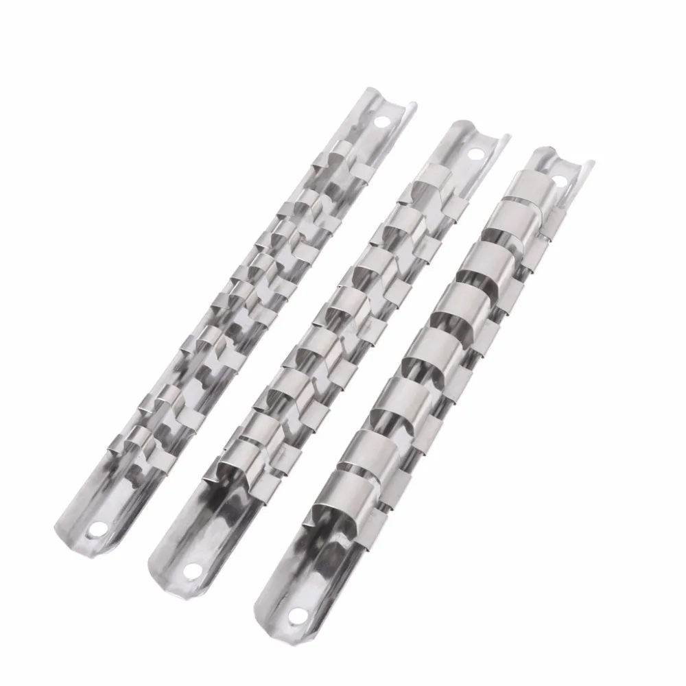 OOTDTY держатель для гнезда 1/4 &quot3/8&quot 1/2 &quotс 8 зажимами на рельсах органайзер