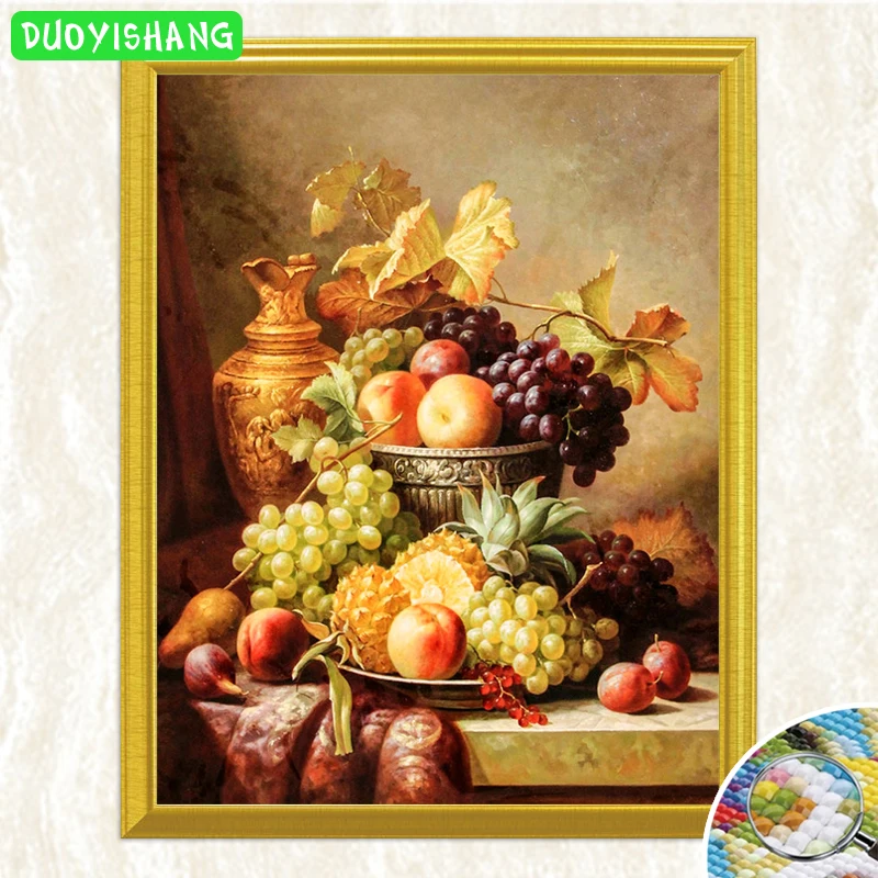 DUOYISHANG 5D DIY Алмазная картина фрукты полностью квадратная вышивка крестиком
