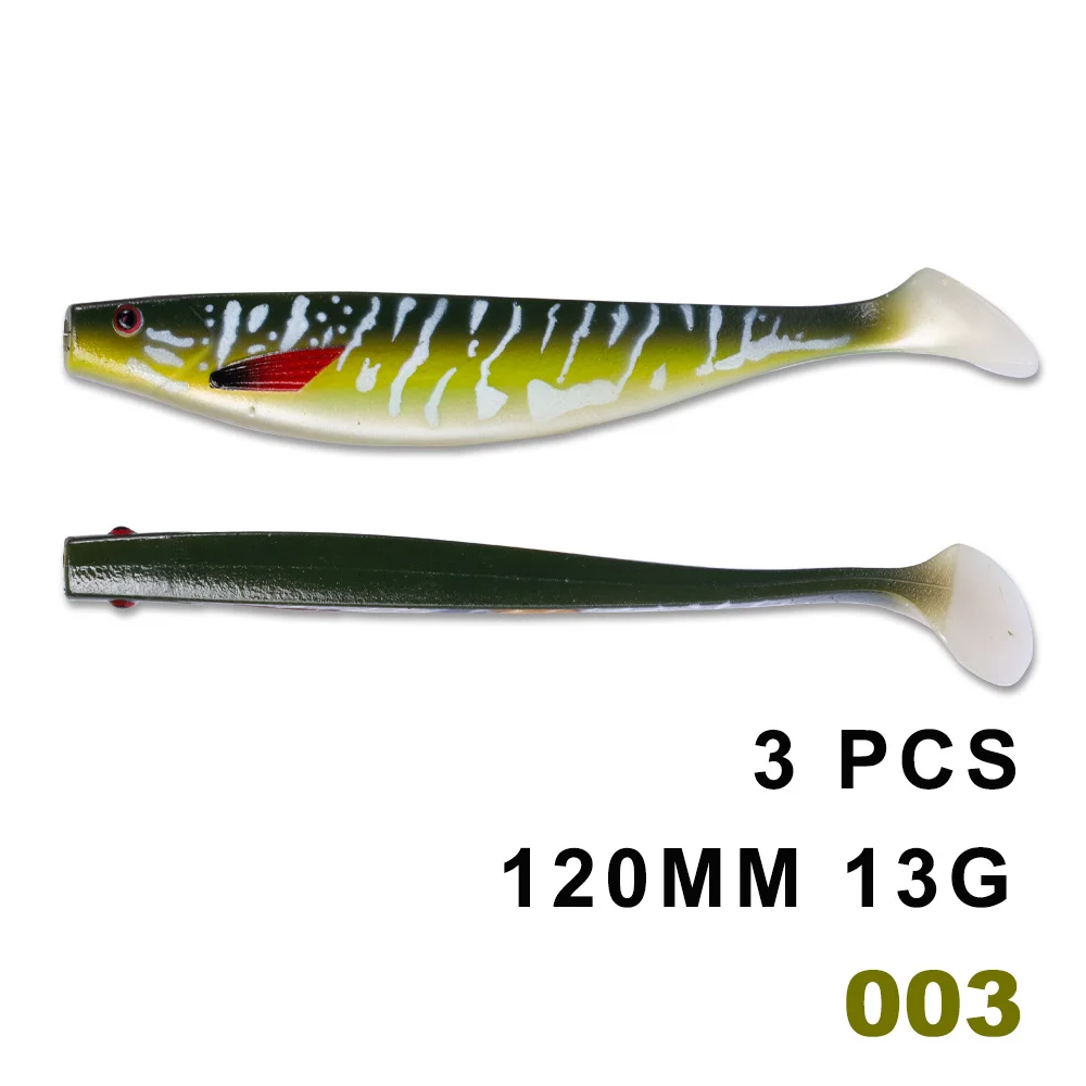 120mm 003-3 HUNTHOUSE fox similar shad teez большая Мягкая приманка 12 см 15 см 18 см pro shad lure berserk sea bass для ловли щуки zander - Цвет: 120mm 003-3