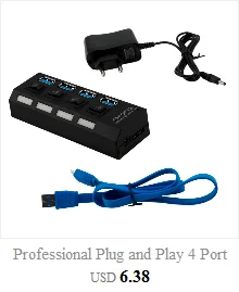 1 шт. высокое качество 4 порта Micro USB для Android Планшетный компьютер pc мощность зарядки OTG концентратор Кабельный разъем сплитер